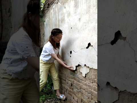 Crack Se Ghar Ko Bachao 🌧️ | छत और प्लास्टर की दरार भरने का आसान देहाती तरीका