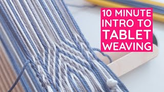 10 Minute Introduction to Tablet Weaving - Twisted Threads Website Method
