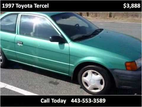 problems with toyota tercel #3