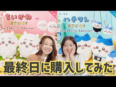 【最終日】ちいかわハチワレだらけくじ引いたら何が出るの?!