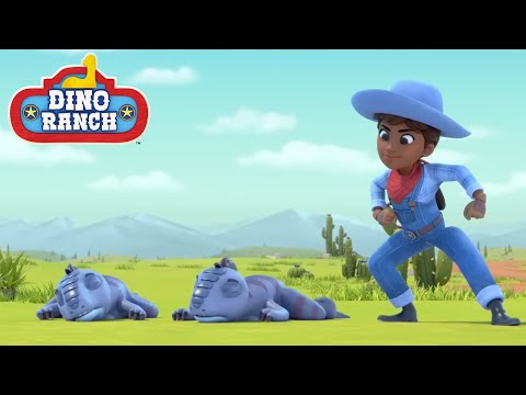 ¡Cuidado con los Dinos Cargadores! | Dino Ranch Español
