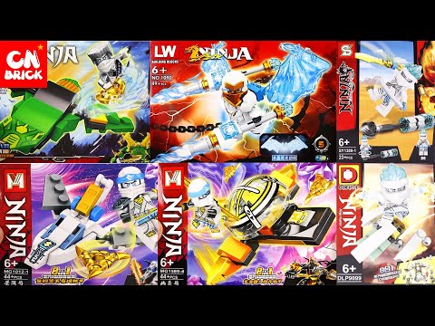 Lego Ninjago   Zane Minifigures Collection Unoffical Lego Vol 2