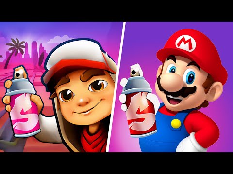 Subway Surfers VS Super Mario Surf, Subway Surfers New Update, Subway Surfers Android Gameplay