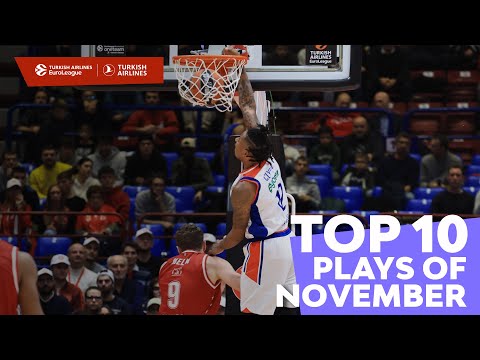 Top 10 Plays | November | 2022-23 Turkish Airlines EuroLeague