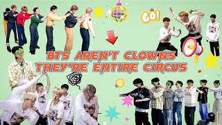 BTS aren't clowns, they're the entire circus🤡  #bts #btsmemes