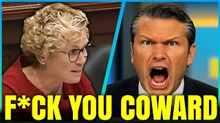 Pete Hegseth Looks Like a FOOL as Chrissy Houlahan SHREDS Him in Congress