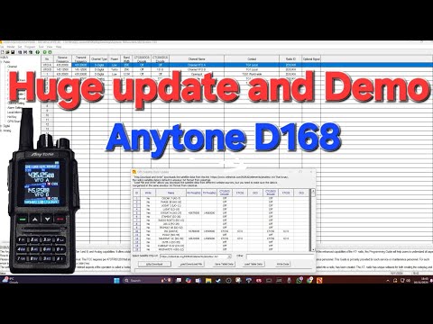 Anytone d168  baseband and fw update