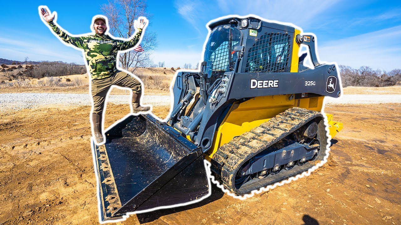 I Bought a GIANT SKID LOADER for My BACKYARD FARM (Construction Begins)