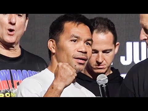 Manny Pacquiao FINAL MESSAGE TO FANS day before HISTORIC COMEBACK at Age 46: “SO HAPPY TO BE BACK”