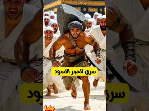 سرق الحجر الاسود وماذا وضعوا بدل منه في الكعبه