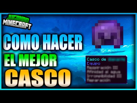 EL MEJOR CASCO DE MINECRAFT COMO HACERLO  - JUGANDO MINECRAFT Ep 36