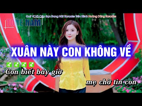 Karaoke Xuân Này Con Không Về (Tone Nam) Beat Công Tuấn cực hay – Hoàng Dũng Karaoke