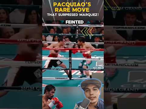 PACQUIAO'S MOVE THAT SURPRISED EVERYONE #boxing #shorts