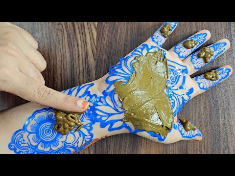 Chhath Puja Special Stencil Mehndi Design trick | Easy Mehandi Designs |front hand mehndi ka design
