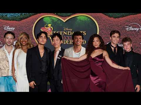 "Descendants: Wicked Wonderland" Stars at the Premiere Red Carpet