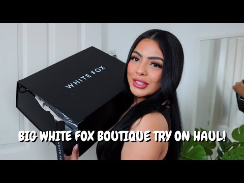 BIG WHITE FOX BOUTIQUE TRY -ON HAUL!!