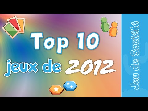 Top 10 des jeux de société sortis en 2012 - avec Gamestef