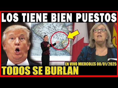 TOOMAALA! LA PRESIDENTA LE DA UNA CLASE A TRUMP! POR ANDAR DE VALIENTITO!