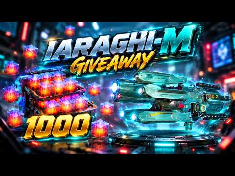 🎁 Iaraghi-M + 1000 D-Gems Giveaway | War Robots #WRWinIaraghiM