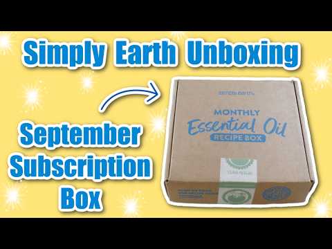 Simply Earth September Essential Oil Recipe Box