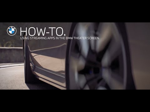 How to Use Streaming Apps in the BMW Theater | BMW Genius How-to