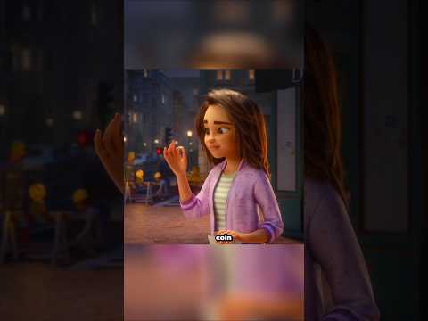 This Golden Coin Gave Her Luck #shorts #ytshort #youtubeshorts #anime #animation