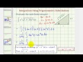 Antiderivatives and Trigonometric Substitution
