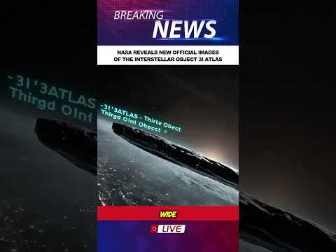 NASA REVEALS NEW OFFICIAL IMAGESOF THE INTERSTELLAR OBJECT 3I ATLAS #noticia #usanews #NASA #3iatlas