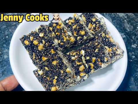எள்ளு மிட்டாய் / எள்ளு பர்ஃபி ஈசியா செய்வது எப்படி / Ellu mittai / ellu barfi in tamil