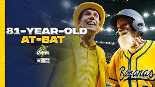 81-year-old Takes At-Bat for the Savannah Bananas