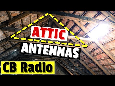 Cheap Home Brew CB / 11m antennas for Attics and Lofts (also for 12m and 10m too)