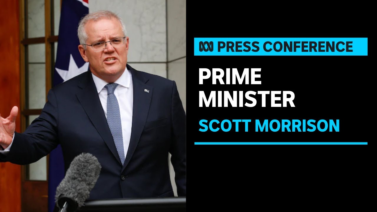 Prime Minister Scott Morrison is holding a Press Conference in Adelaide