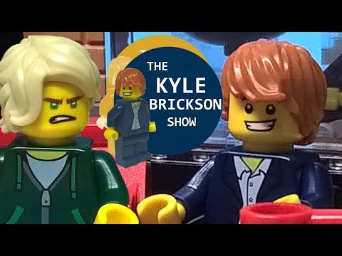 The Kyle Brickson Show with Lloyd from Ninjago Movie! (Stop Motion Animation)
