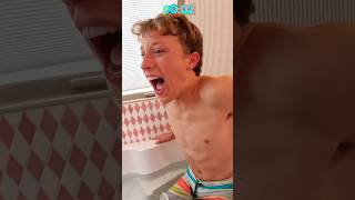 Twin Ice Bath Challenge! #ninjakidztour #trending #shorts #ninjakidz