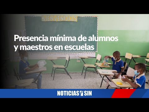 Presencia mínima de alumnos y maestros en escuelas