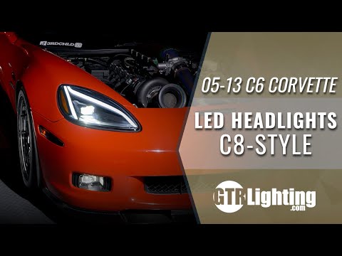 Chevy Corvette Head Light Upgrade by GTR Lighting |