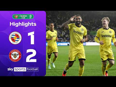 Bees through to last 16! | Reading 1-2 Brentford | Carabao Cup Highlights
