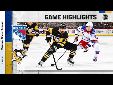 Rangers @ Penguins 3/29 | NHL Highlights 2022