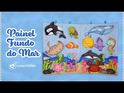 Curso Painel Fundo do Mar em Feltro | com Lu do Feltro