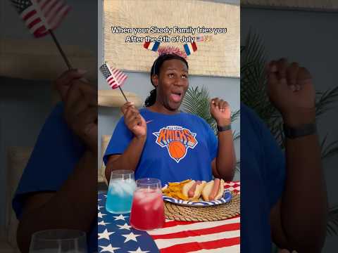 Even After 4th of July, Aunt Gretel still knows how to ruin the vibe 😭😭 #4thofjuly #shadyfamily