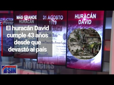 Devastador huracán David cumple 43 años