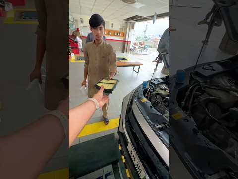 Honda civic air filter replacement #hondacars #honda #love #corolla #pakwheels