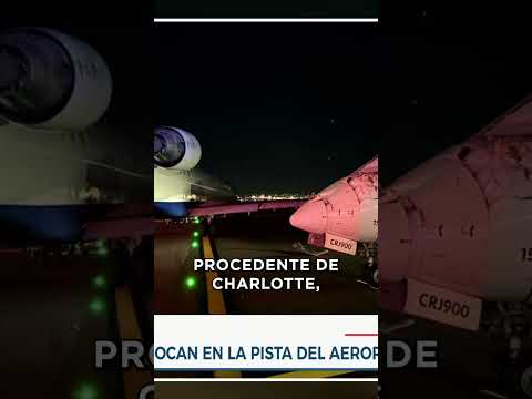 Colisión de aviones de Delta en La Guardia NY  Procedente de Virginia  #noticiasetv