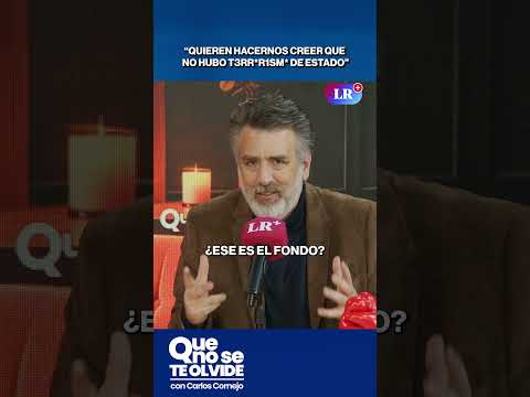 “QUIEREN HACERNOS CREER QUE NO HUBO TERRORISMO DE ESTADO” #shorts