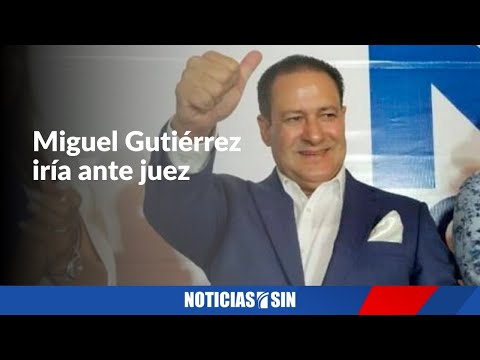 Diputado Miguel Gutiérrez irá ante juez