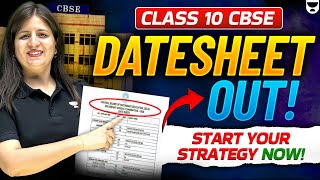 Class 10 CBSE Datesheet 2026 OUT! | Start Your Exam Strategy NOW!  | Must Watch for All Students