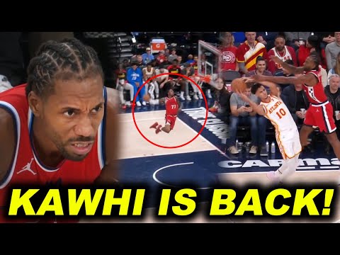 KAWHI LEONARD is Back! Nahype ang bench sa ginawa ni The Claw! | Showtime na Showtime ang Clippers!