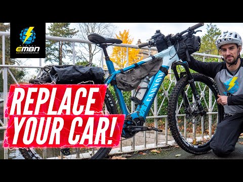 Can An Electric Mountain Bike Really Replace A Car?