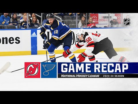 Devils @ Blues 11/3 | NHL Highlights 2023