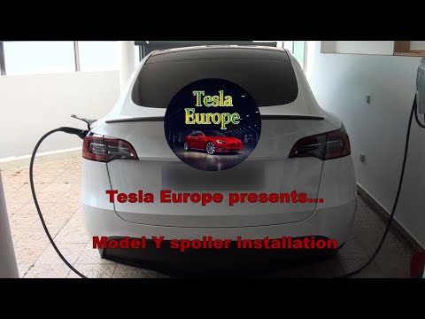 Model Y Spoiler installation - Tesla Europe